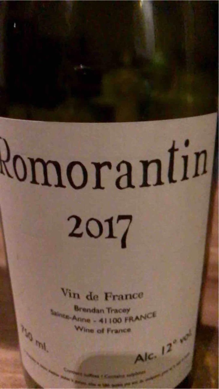 Romorantin - Domaine Le Clocher - Les Vins de Sainte Anne - Brendan & Sean Tracey 