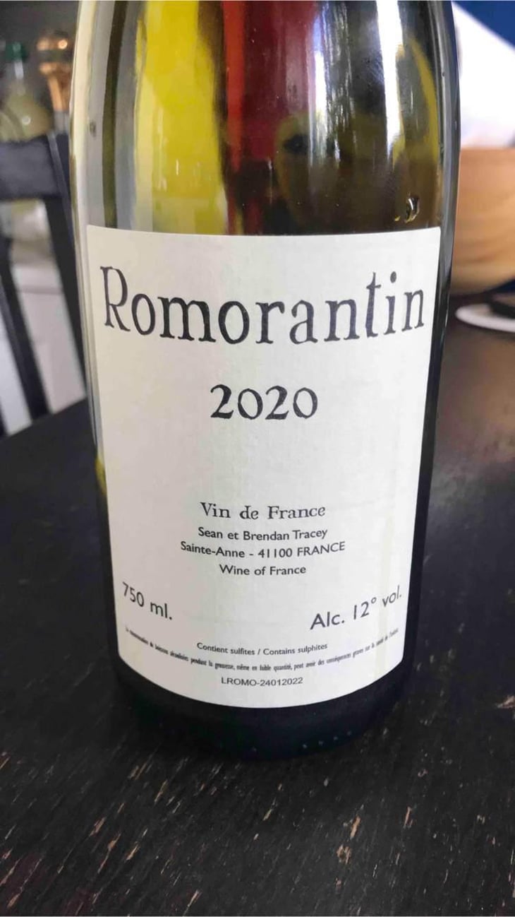 Romorantin - Domaine Le Clocher - Les Vins de Sainte Anne - Brendan & Sean Tracey 