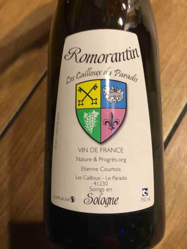 Romorantin - Les Cailloux du Paradis - Claude & Etienne Courtois 