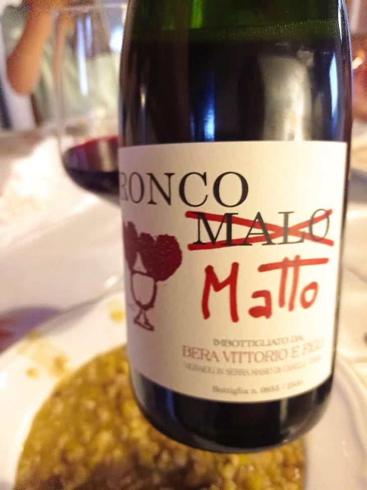 Ronco Matto - Azienda Agricola Vittorio Bera & Figli - Alessandra e Gianluigi Bera -2020