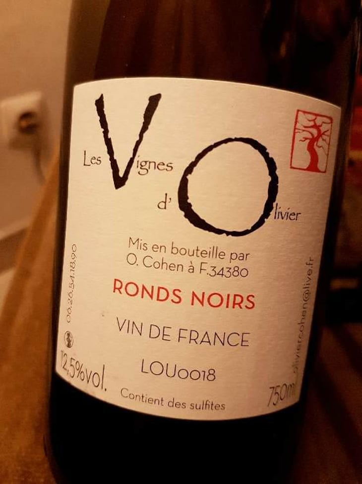 Rond Noir - Les Vignes d'Olivier - Olivier Cohen 