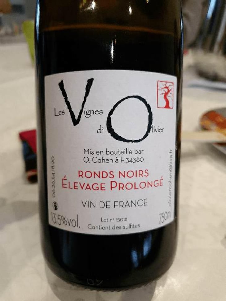 Ronds Noirs Élevage Prolongé - Les Vignes d'Olivier - Olivier Cohen 