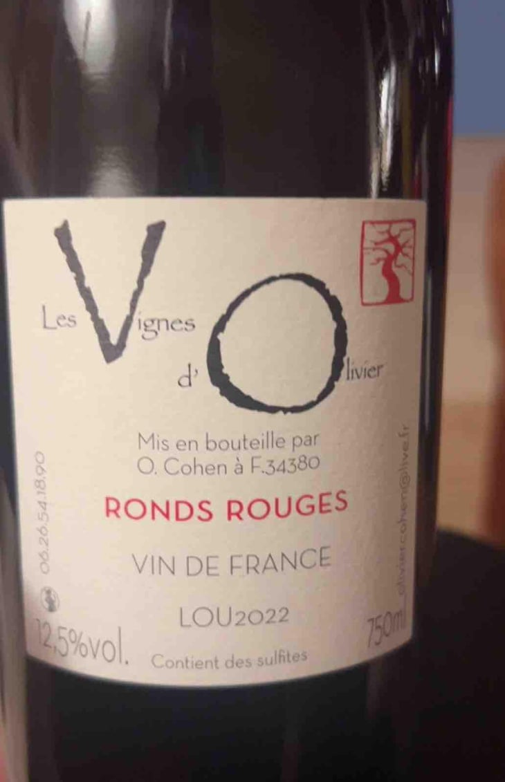 Ronds Noirs Élevage Prolongé - Les Vignes d'Olivier - Olivier Cohen 