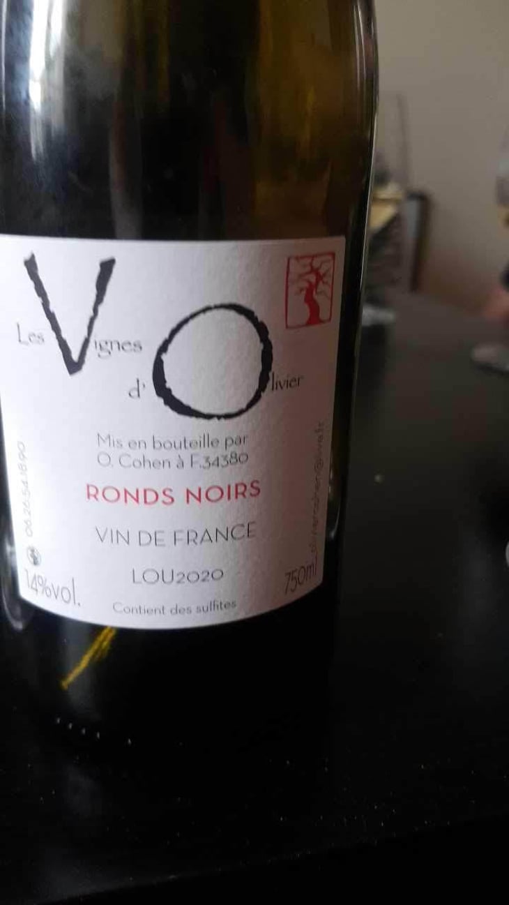 Ronds Noirs Élevage Prolongé - Les Vignes d'Olivier - Olivier Cohen 