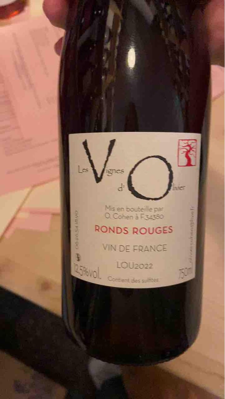 Ronds Rouges - Les Vignes d'Olivier - Olivier Cohen 