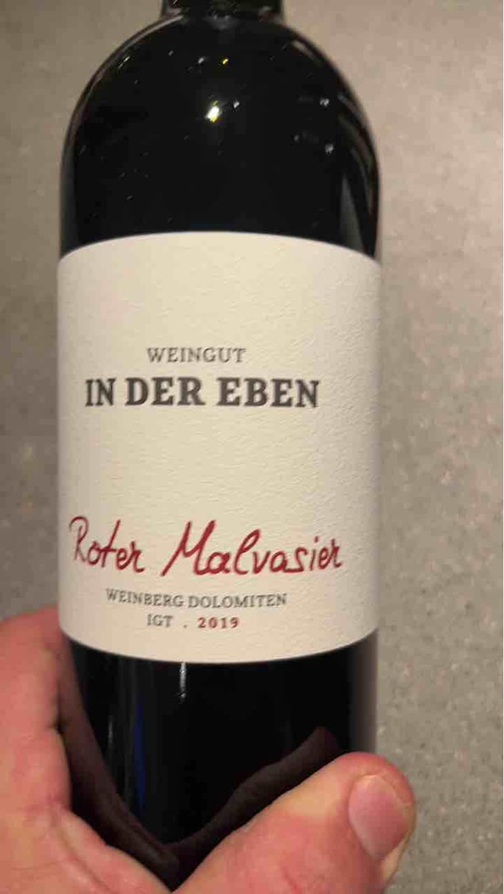 Roter Malvasier - Weingut In Der Eben - Urban Plattner 