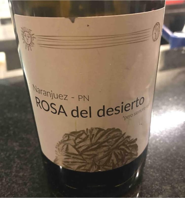 Rosa Del Desierto - Bodega Naranjuez - Antonio Vilchez Valenzuela 