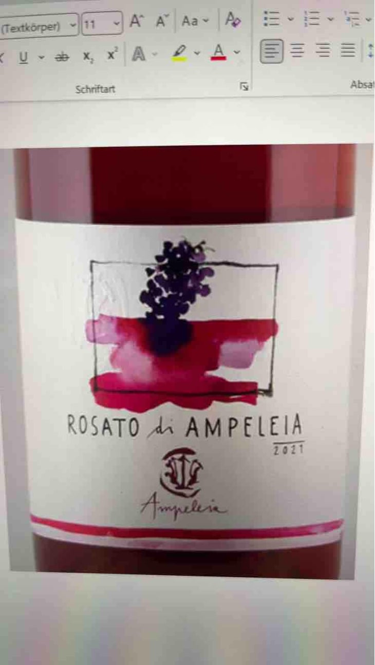 Rosato di Ampeleia - Ampeleia - Marco Tait -2020