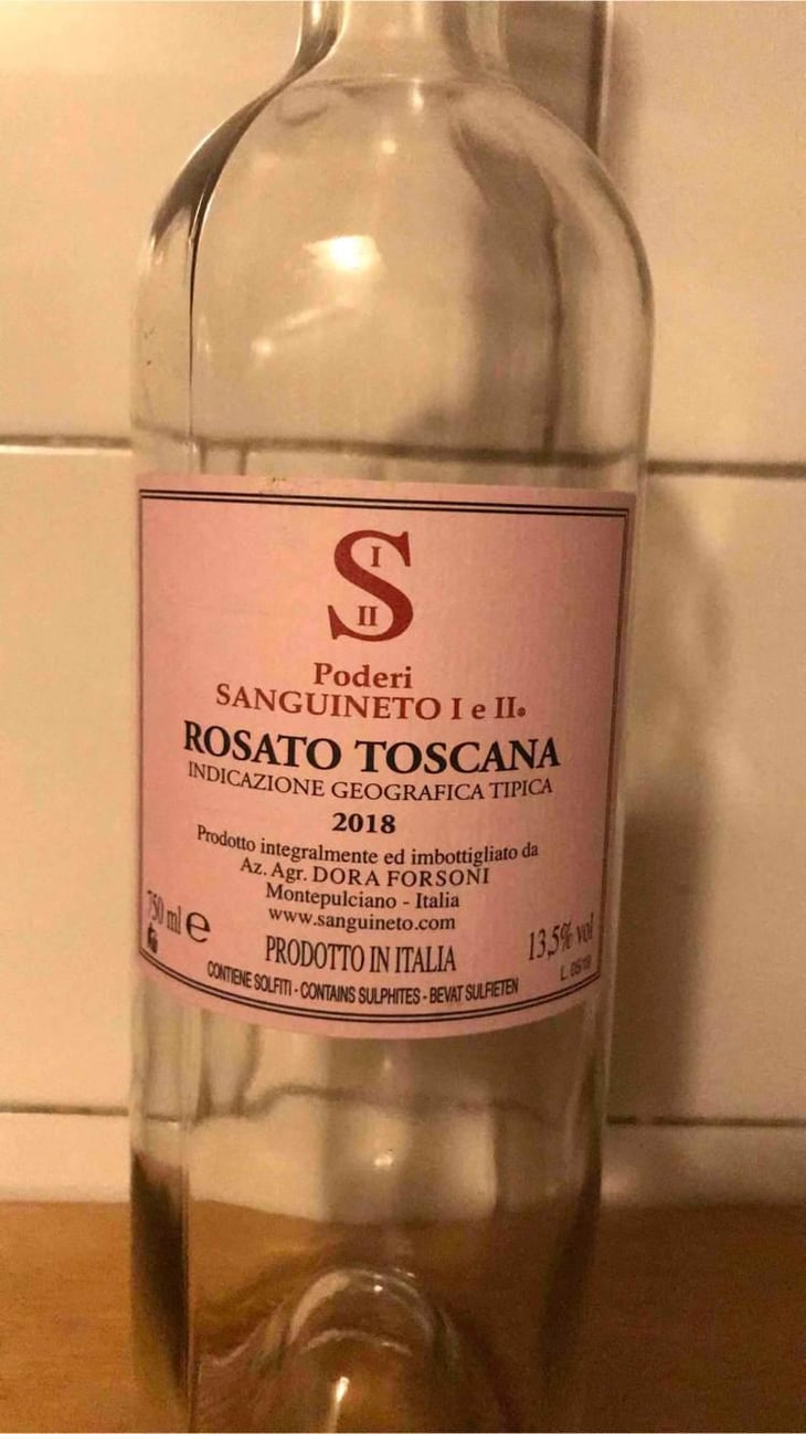 Rosato Toscana - Poderi Sanguineto - Dora Forsoni 