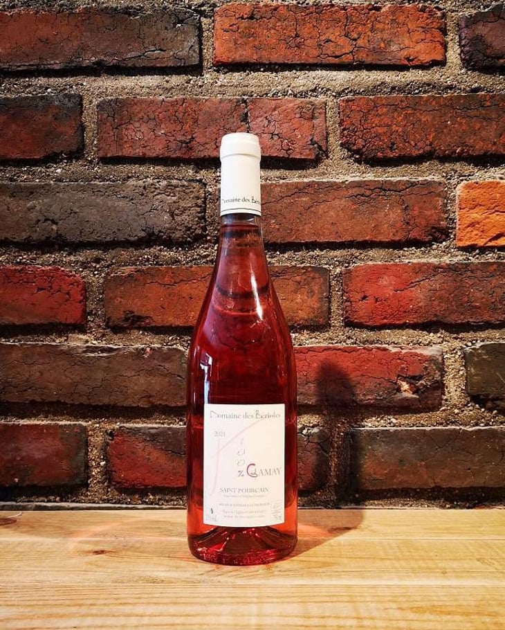 Rosé 100% Gamay - Domaine Des Bérioles - Jean Teissedre, Sophie et Jérôme Roux -2021