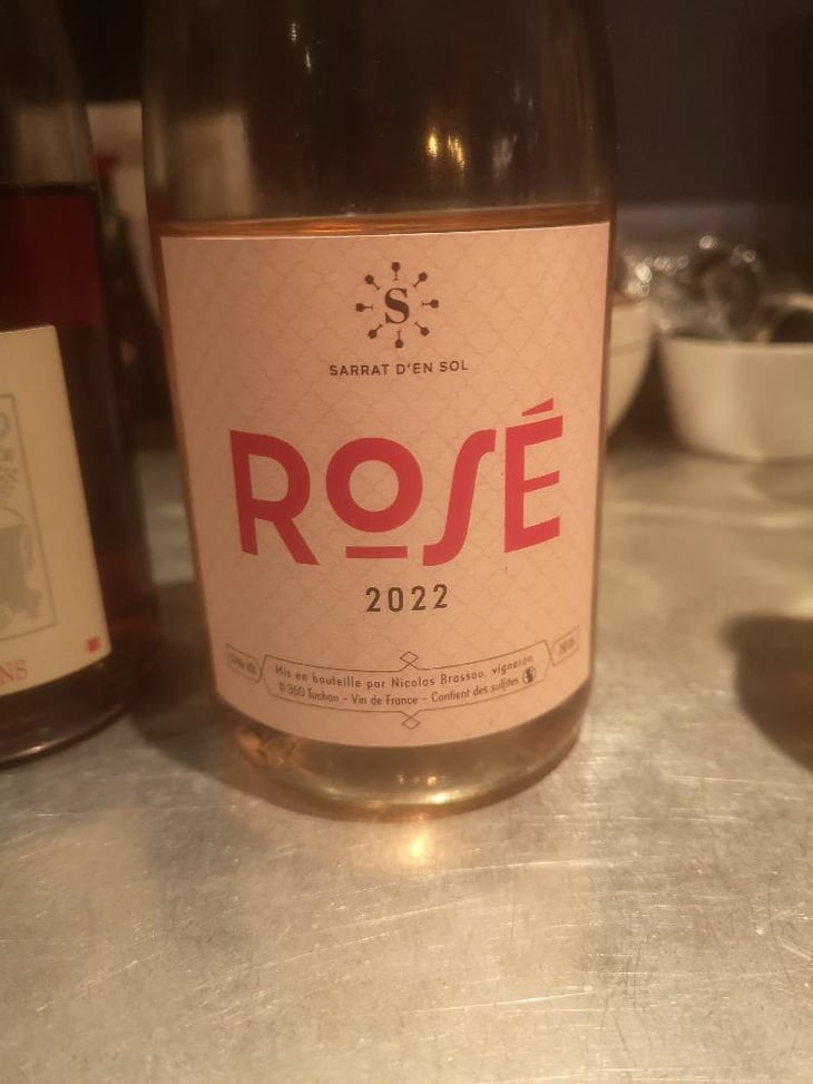 Rosé 2022 - Sarrat d'en sol - Nicolas Brassou -2022