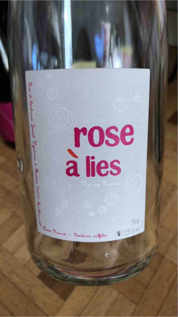 Rose à Lies - Domaine Jousset - Lise & Bertrand Jousset 