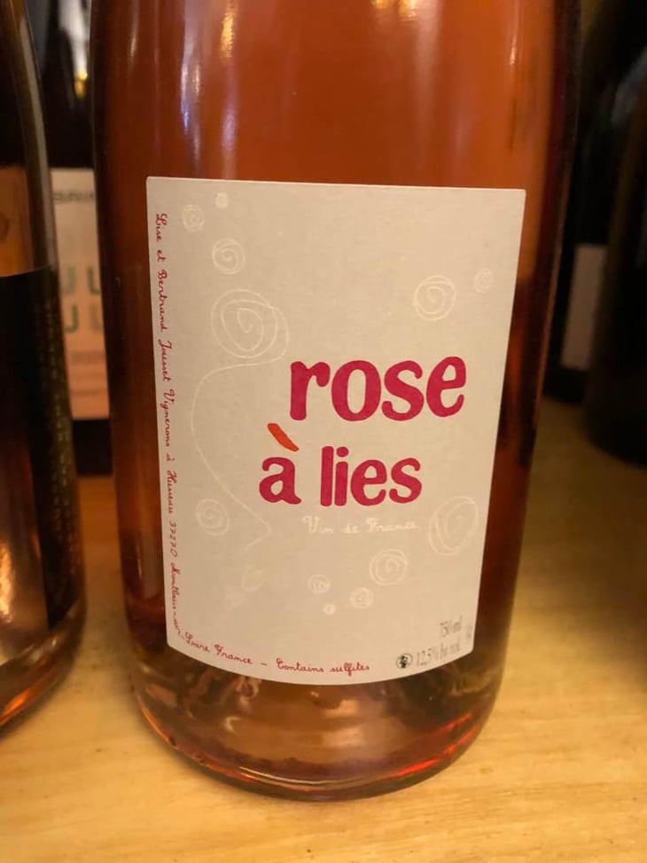 Rose à Lies - Domaine Jousset - Lise & Bertrand Jousset 