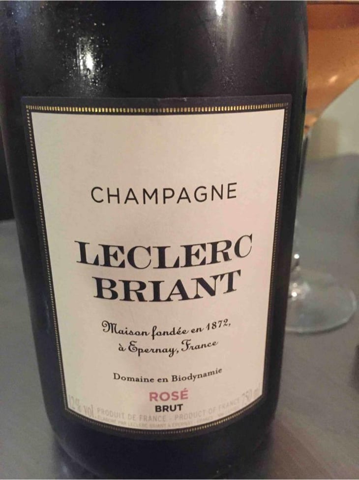 Rosé Brut - Champagne Leclerc Briant - Frédéric Zeimett 