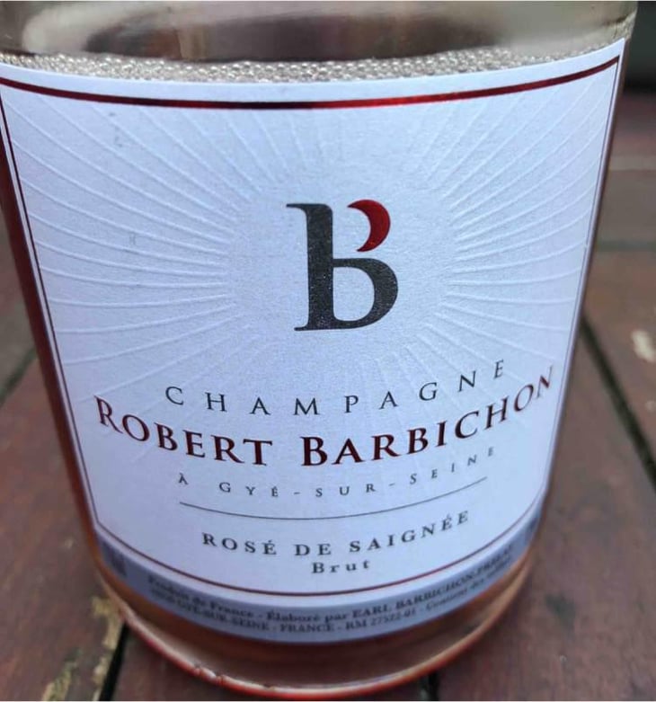 Rosé de Saignée - Champagne Robert Barbichon - Thomas Barbichon 