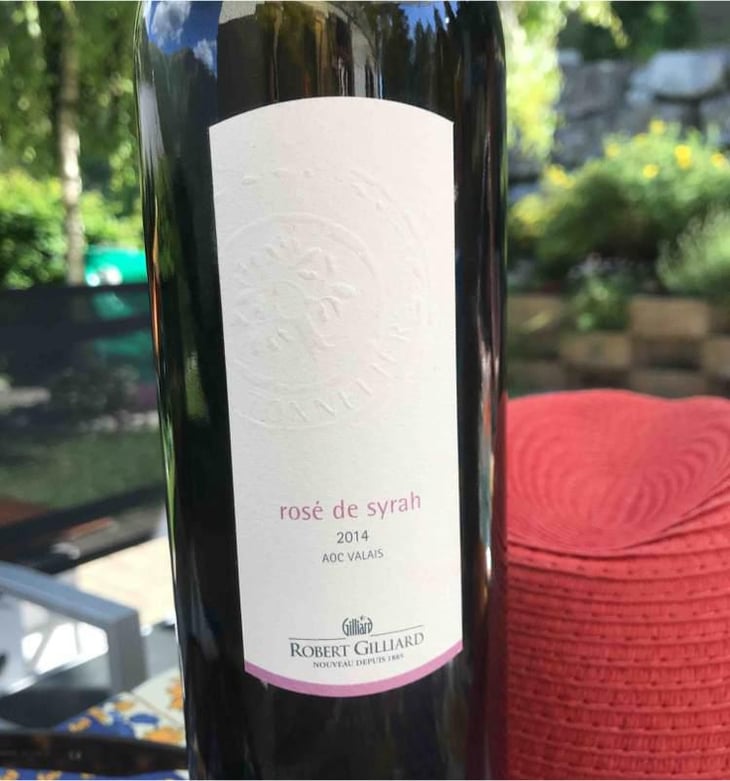 Rosé De Syarh - Valais - Robert Gillard 