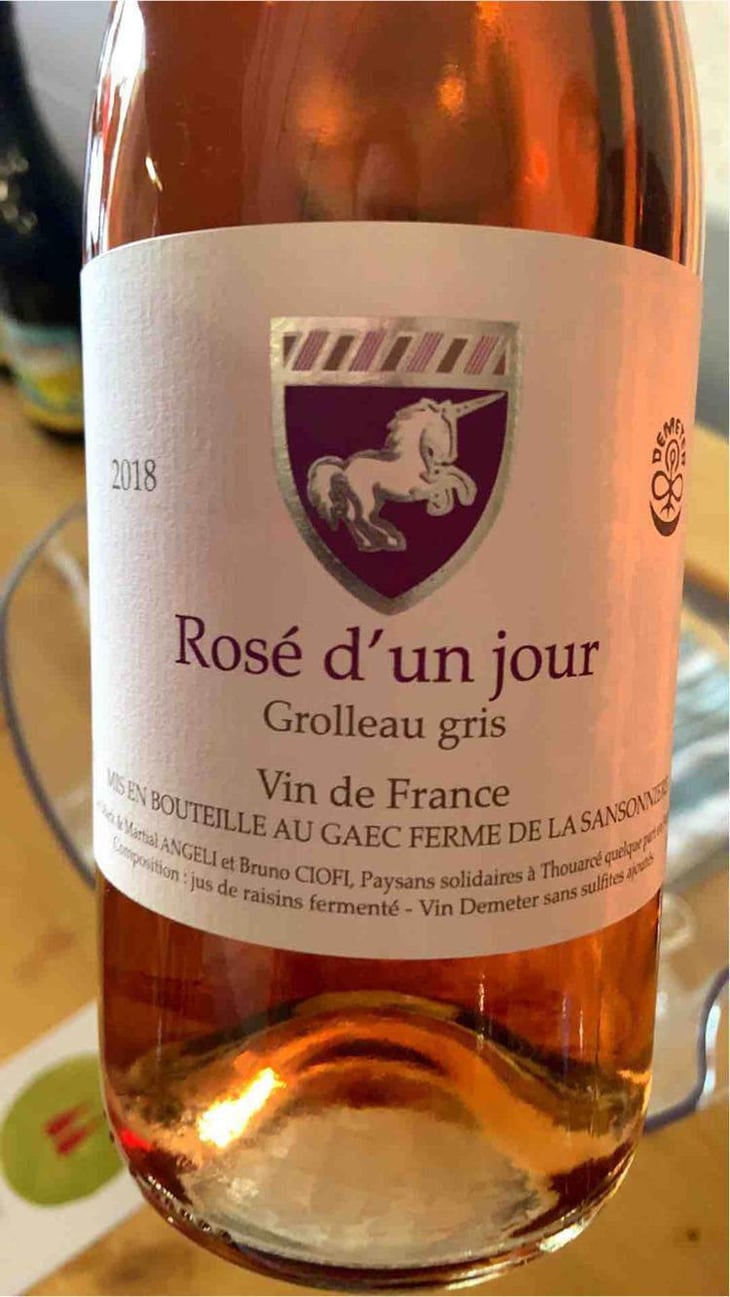 Rosé d'Un Jour - La Ferme de la Sansonnière - Mark & Martial Angeli et Bruno Ciofi 