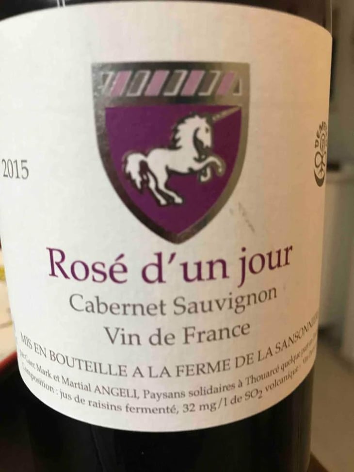 Rosé d'Un Jour - La Ferme de la Sansonnière - Mark & Martial Angeli et Bruno Ciofi 