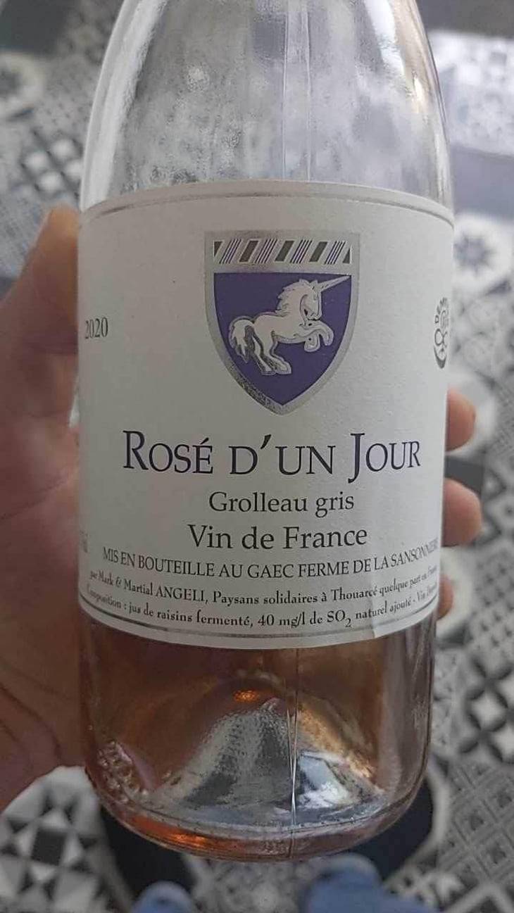Rosé d'Un Jour - La Ferme de la Sansonnière - Mark & Martial Angeli et Bruno Ciofi 