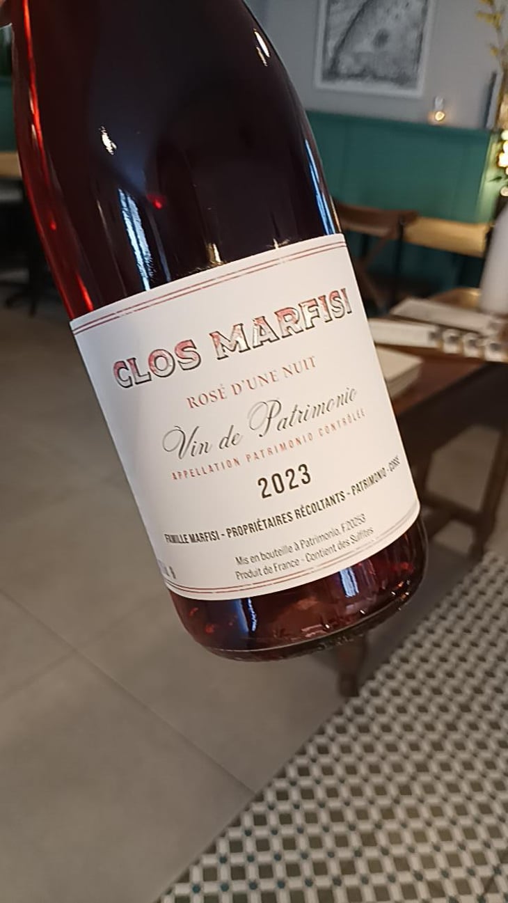 Rosé d’une nuit - Clos Marfisi - Julie & Mathieu Marfisi 