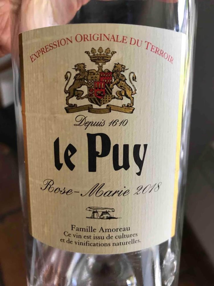 Rose-Marie - Château le Puy - Jean-Pierre & Pascal Amoreau 
