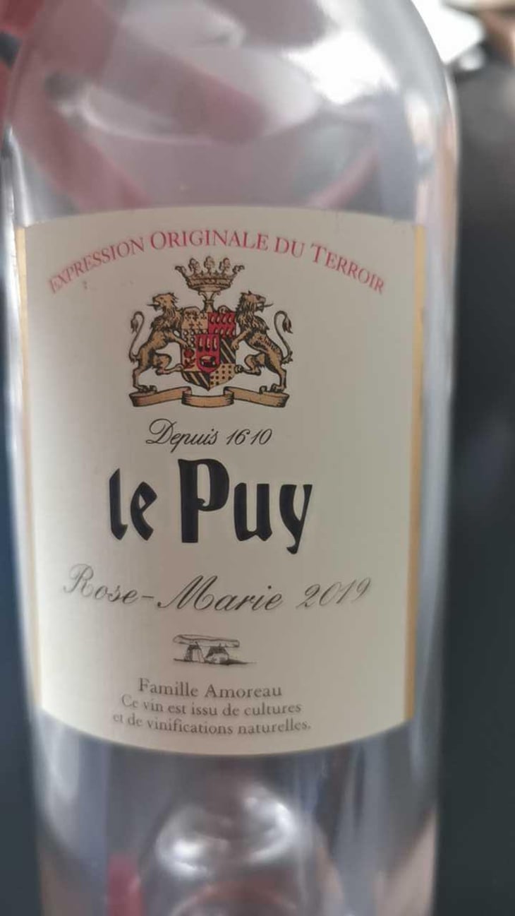 Rose-Marie - Château le Puy - Jean-Pierre & Pascal Amoreau 