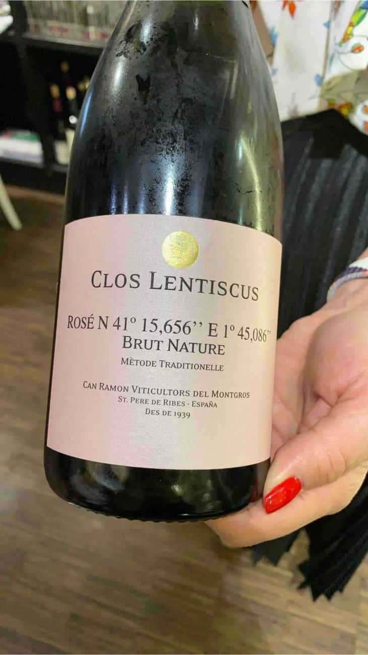Rosé N41°15,656" E1°45,086" Brut Nature - Clos Lentiscus - Manel Aviñó 