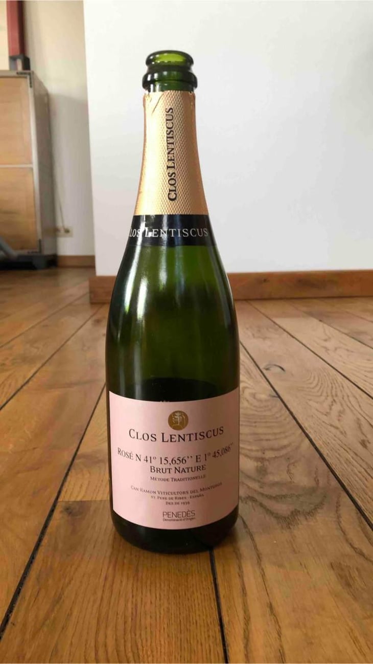 Rosé N41°15,656" E1°45,086" Brut Nature - Clos Lentiscus - Manel Aviñó 