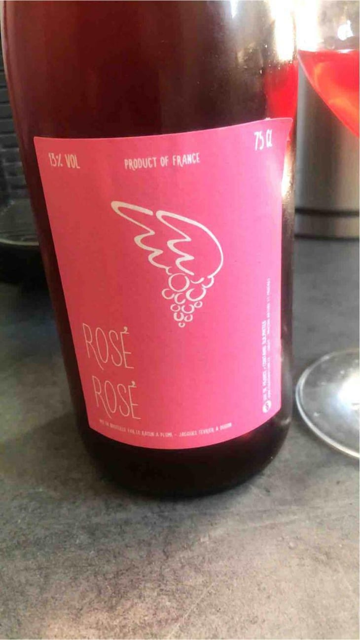 Rosé Rosé - Le Raisin à Plume - Jacques Février 