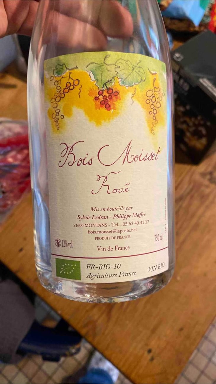 Rosé - Domaine Ferme Bois Moisset - Sylvie & Philippe Maffre 