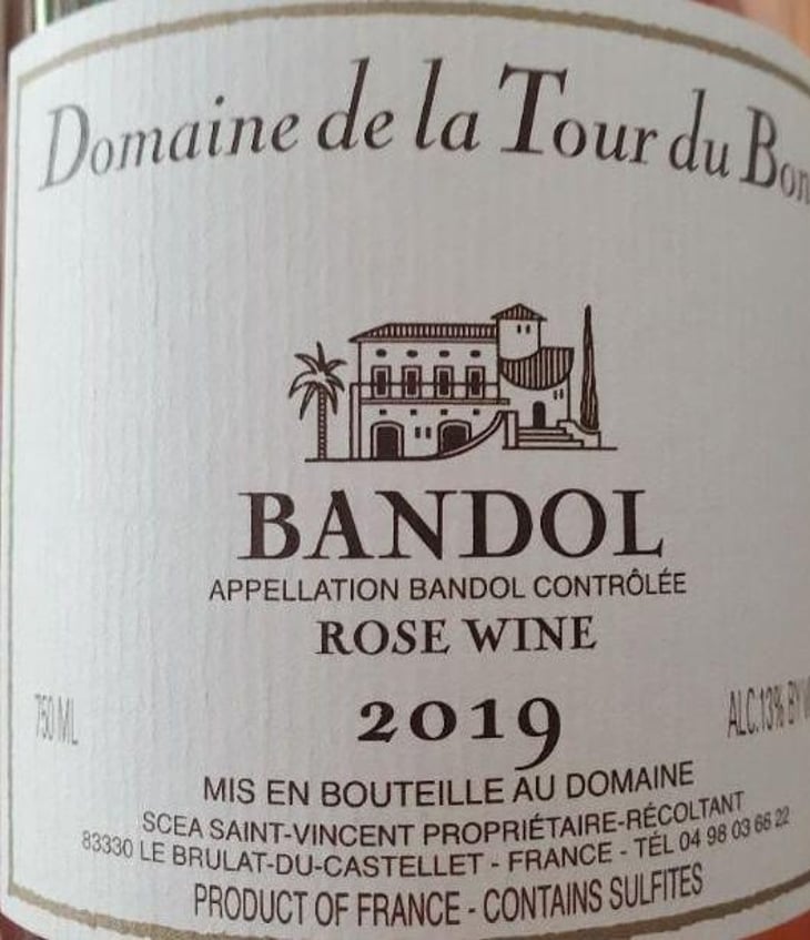 Bandol - Rosé - Domaine de la Tour du Bon - Agnès Hocquard-Henry -2024
