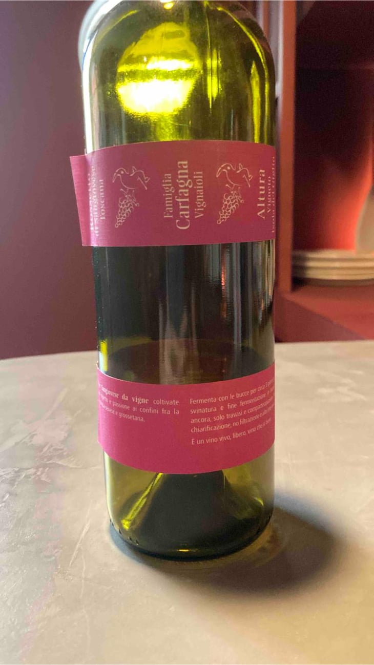 Rossetto di Sangiovese - Altura Vigneto - Francesco Carfagna 