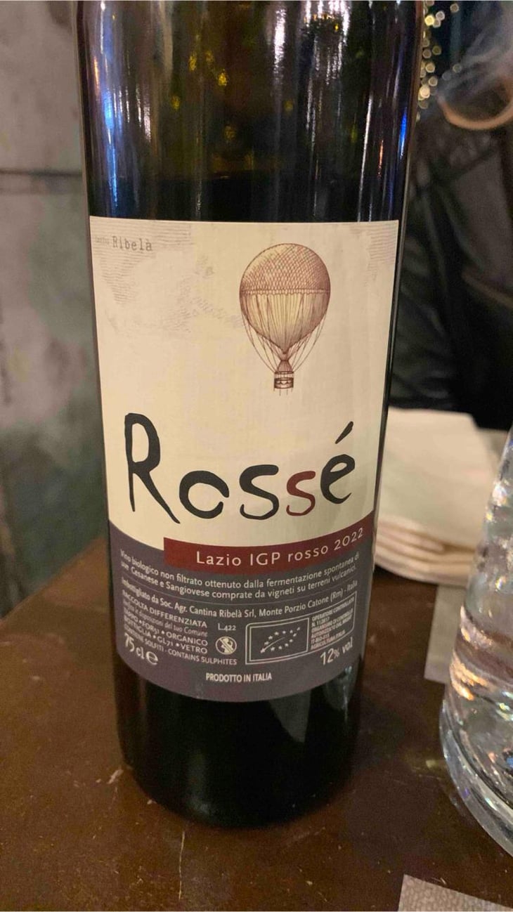 Rossé - Cantina Ribelà - Chiara Bianchi & Daniele Presutti -2022