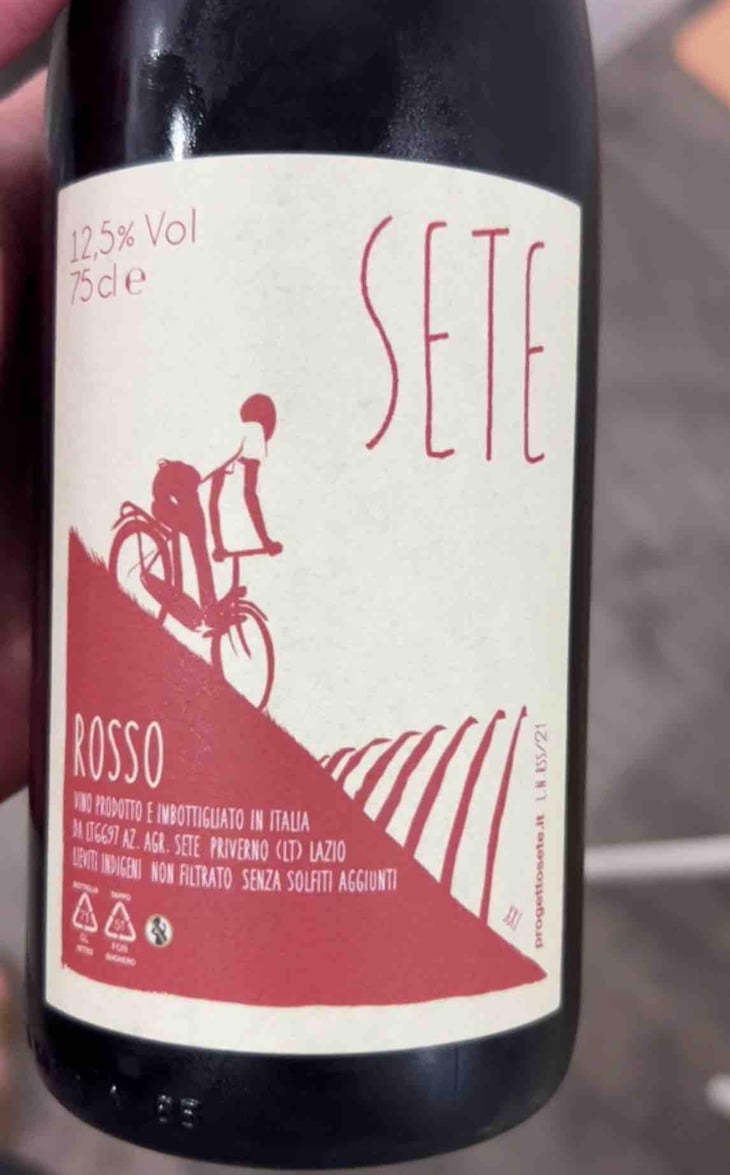 Rosso - Sete - Vini Naturali - Emiliano Giorgi, Arcangelo Galuppi, Martina D’Alessio 