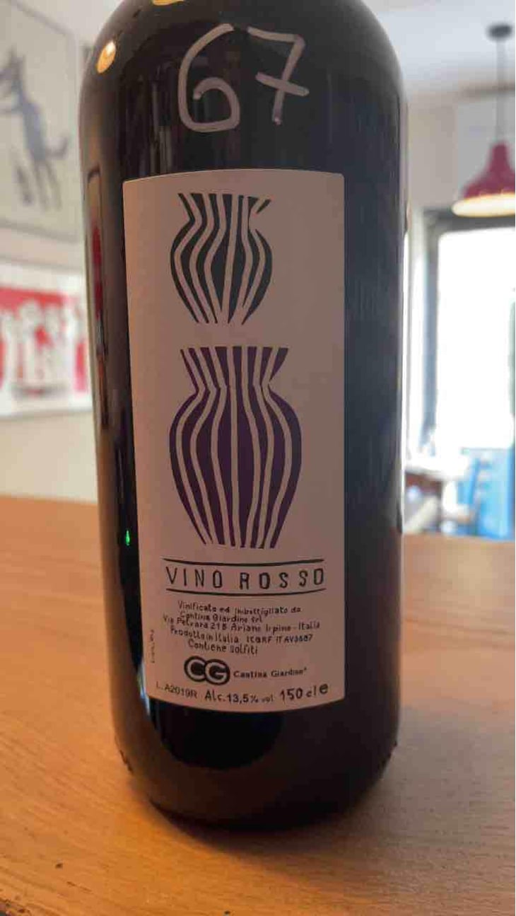 Rosso Anfora - Cantina Giardino - Antonio Di Gruttola & Daniela De Gruttola 