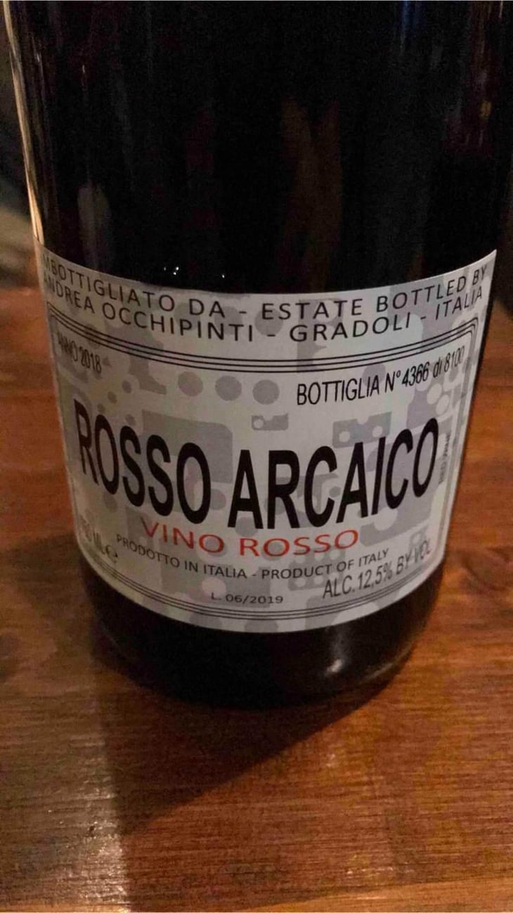 Rosso Arcaico - Azienda Agricola Andrea Occhipinti - Andrea Occhipinti 