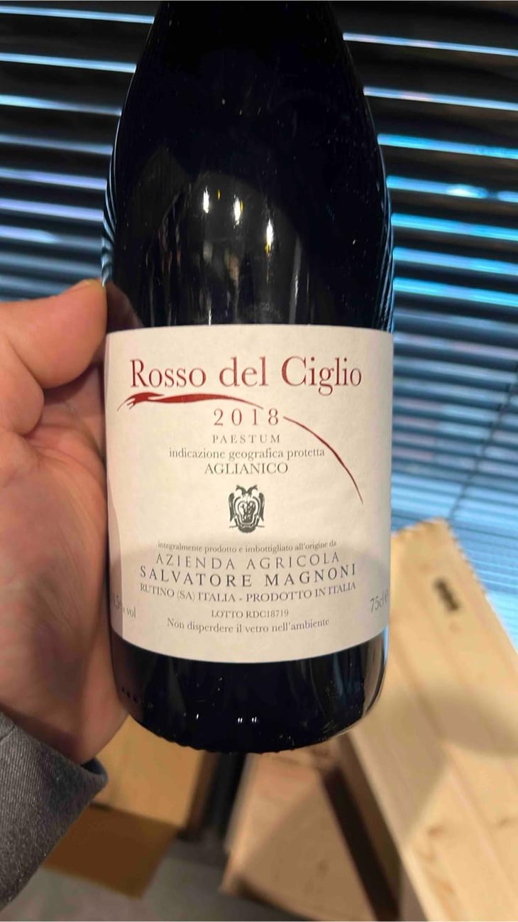 Rosso del Ciglio Cilento Aglianico Dop - Azienda Agricola Salvatore Magnoni - Salvatore Magnoni 