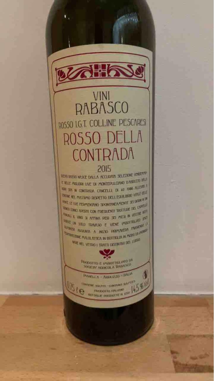 Rosso della Contrada - Azienda Agricola Rabasco - Iole Rabasco 