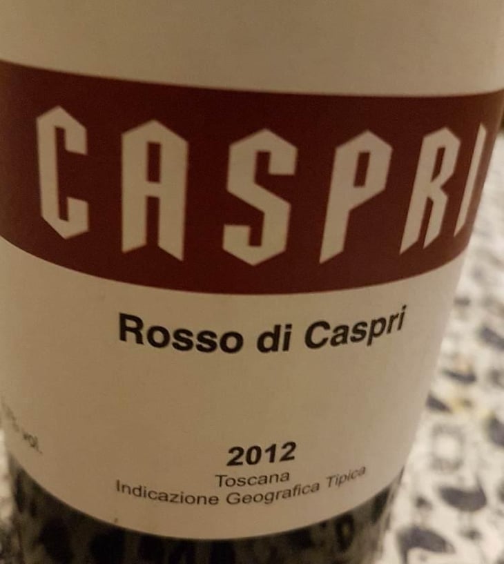 Rosso di Caspri - Fattoria di Caspri - Bertrand Habsiger 