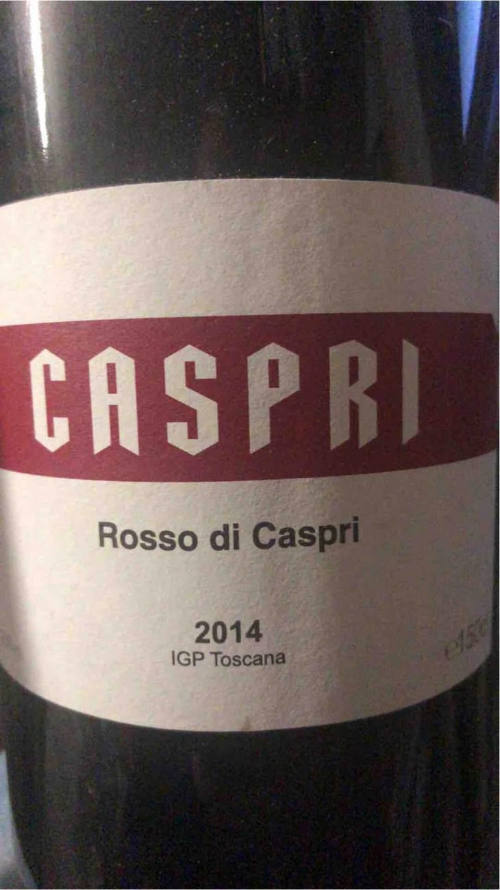 Rosso di Caspri - Fattoria di Caspri - Bertrand Habsiger 