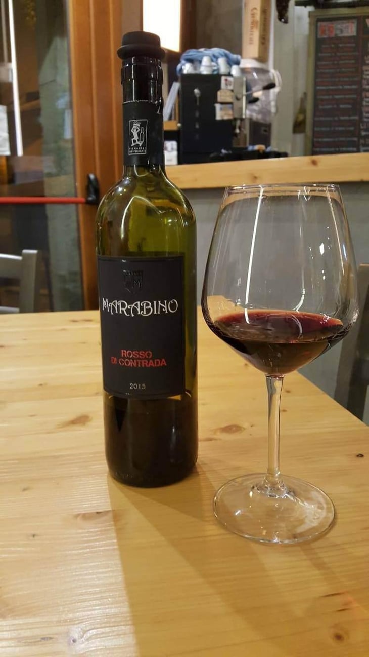 Rosso di Contrada (old label) - Società Agricola Marabino - Pierpaolo Messina 