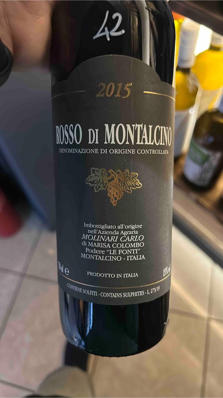 Rosso Di Montalcino - Podere Le Fonti - Molinari Carlo -2015