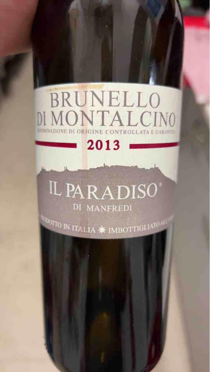 Rosso di Montalcino - Il Paradiso di Manfredi - Florio Guerrini 
