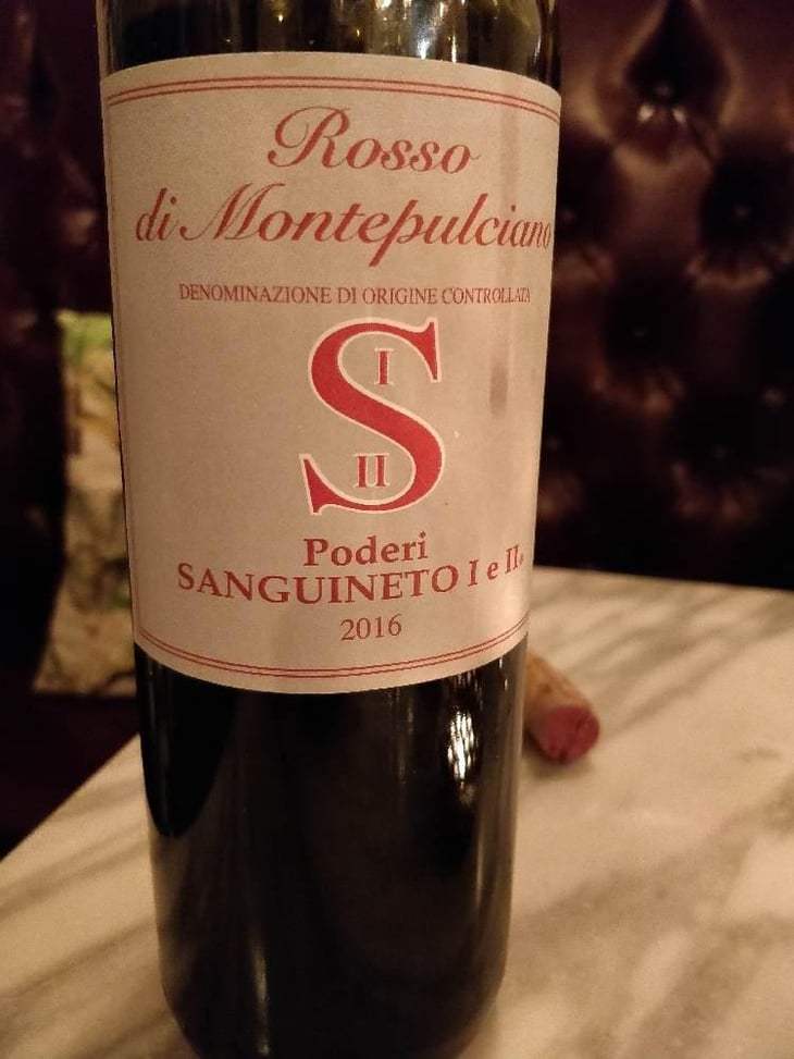 Rosso di Montepulciano - Poderi Sanguineto - Dora Forsoni 