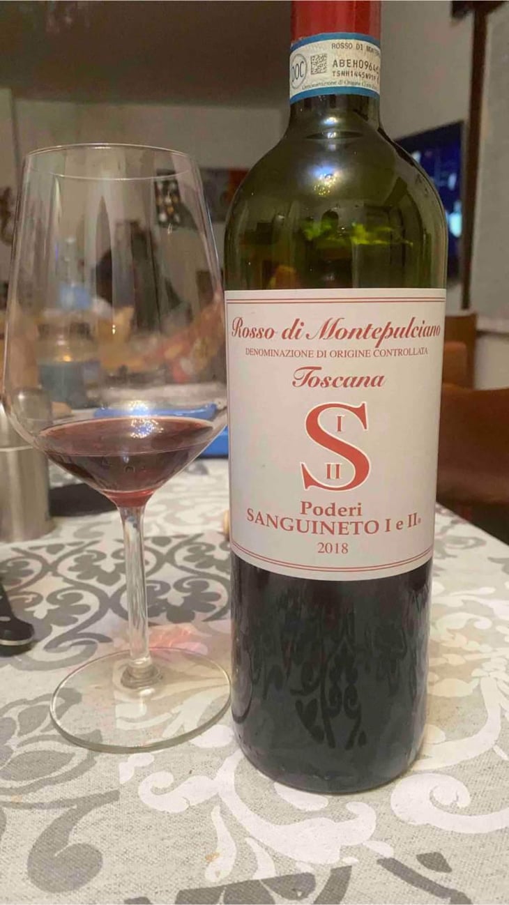 Rosso di Montepulciano - Poderi Sanguineto - Dora Forsoni 