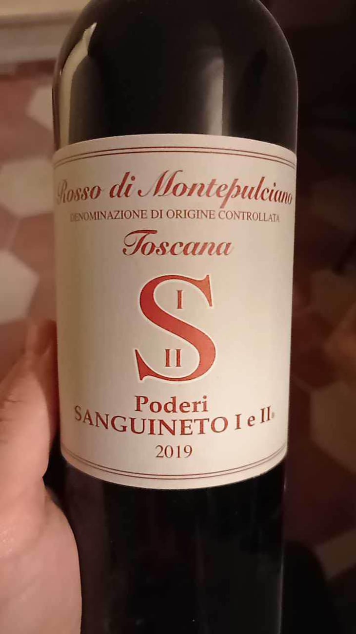 Rosso di Montepulciano - Poderi Sanguineto - Dora Forsoni 