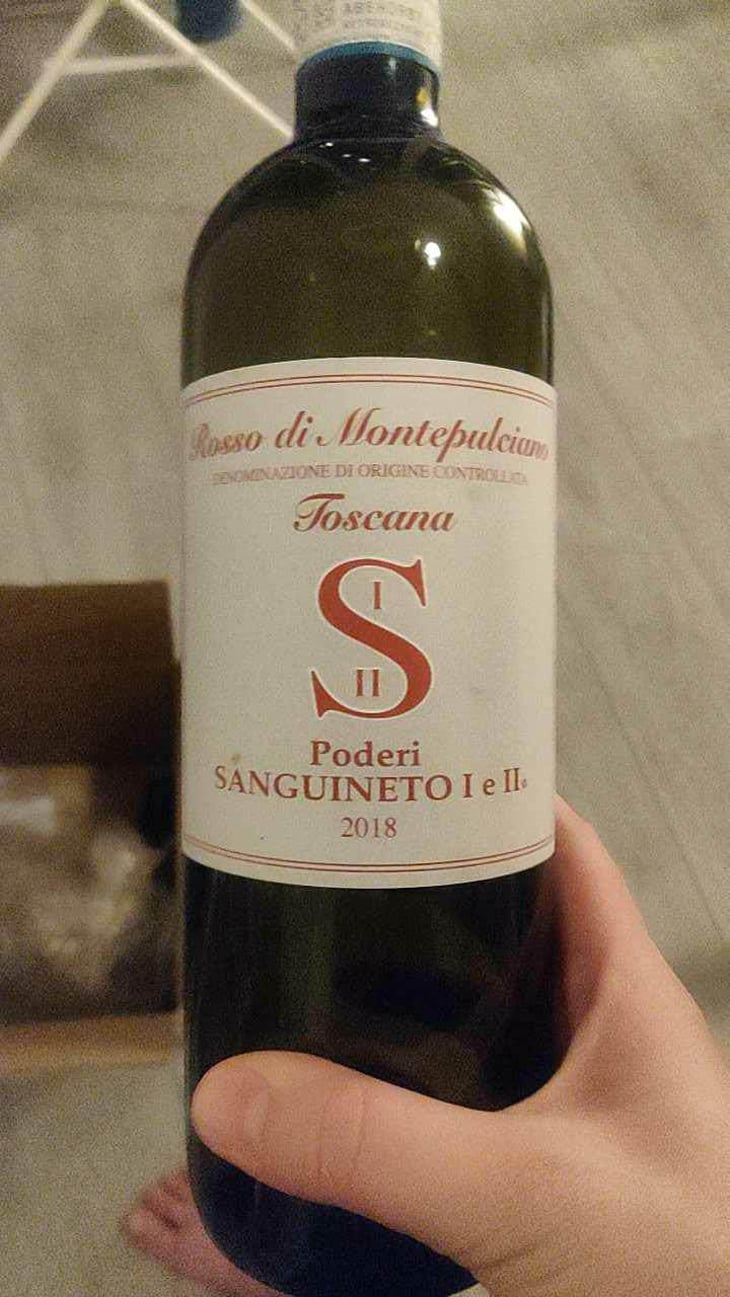 Rosso di Montepulciano - Poderi Sanguineto - Dora Forsoni 