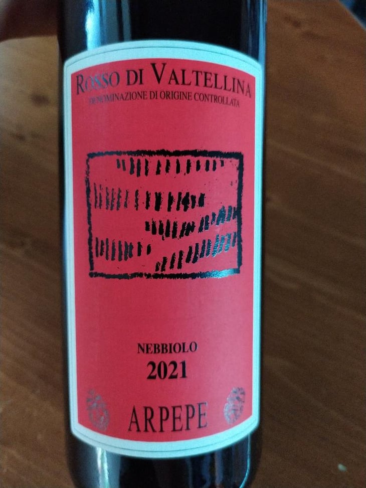 Rosso Di Valtellina - Arpepe - Arturo, Guido, Isabella & Emanuele Pelizzatti Perego 