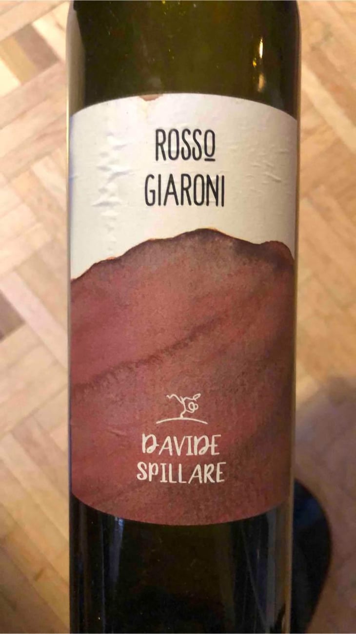 Rosso Giaroni - Azienda Agricola Davide Spillare - Davide Spillare 