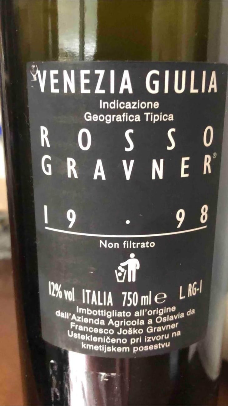 Rosso Gravner - Azienda Agricola Gravner Francesco - Josko Gravner 